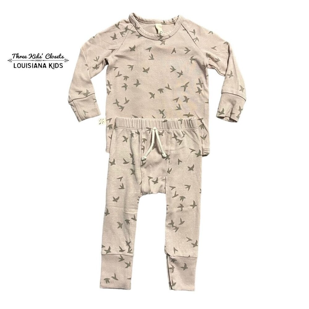 Childhoods 6-12m Birds On Mushroom Lounge Sleep Set
